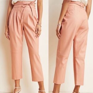Anthropologie | Blank NYC‎ Womens Sz 27 Chelsea Faux Leather Trousers Pink